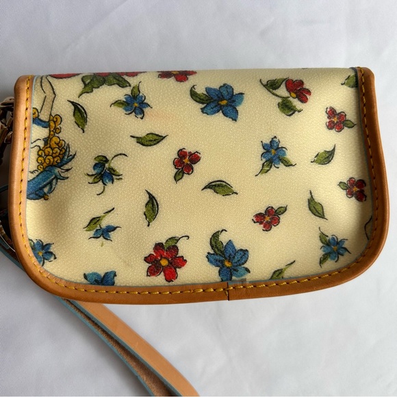 Dooney & Bourke Sailor Tattoo Girl Wristlet Y2K Rare Vintage - Picture 3 of 10